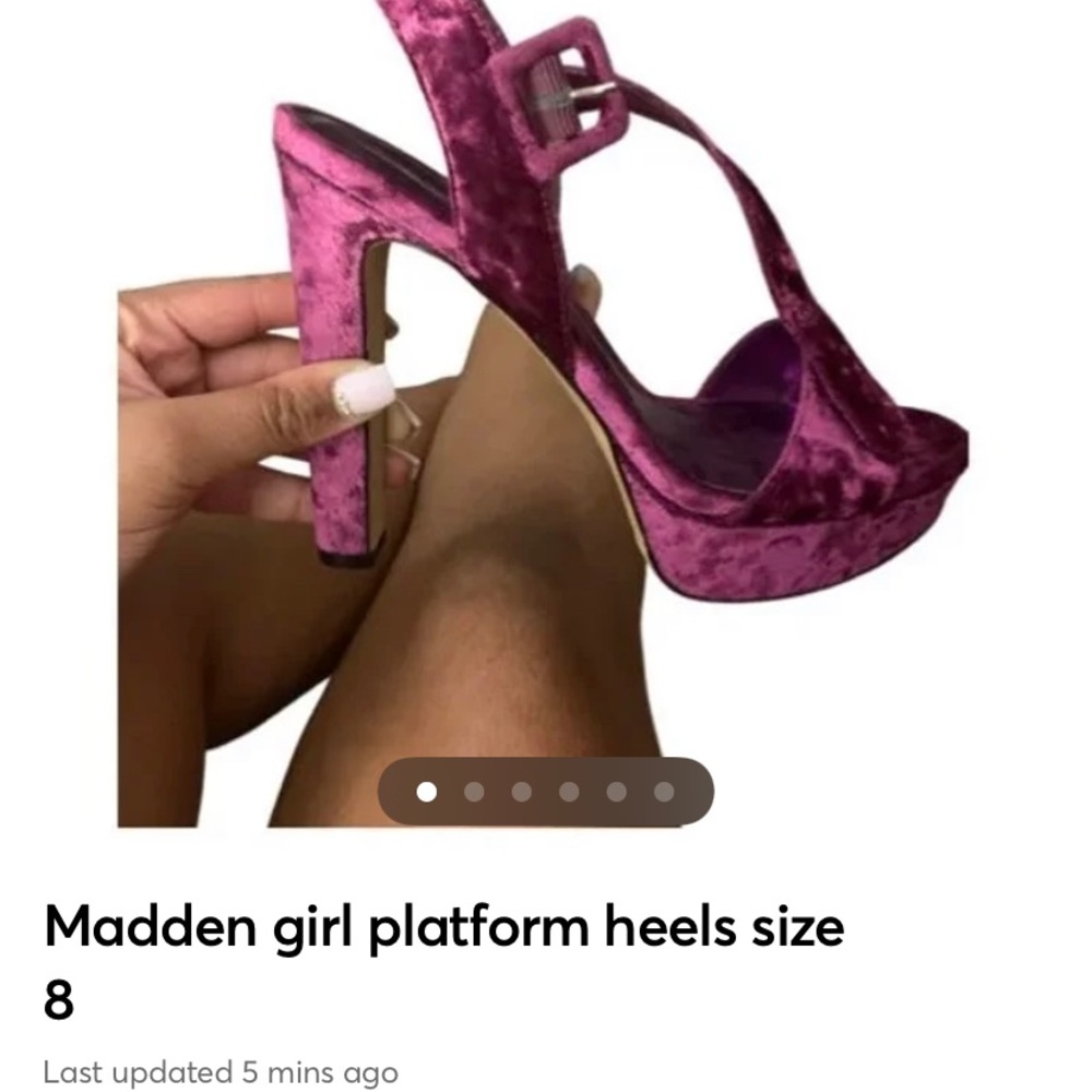 Madden girl platform heels size 8